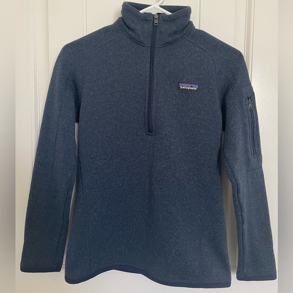 Patagonia Women's Better Sweater 1/4-Zip Fleecein New Navy